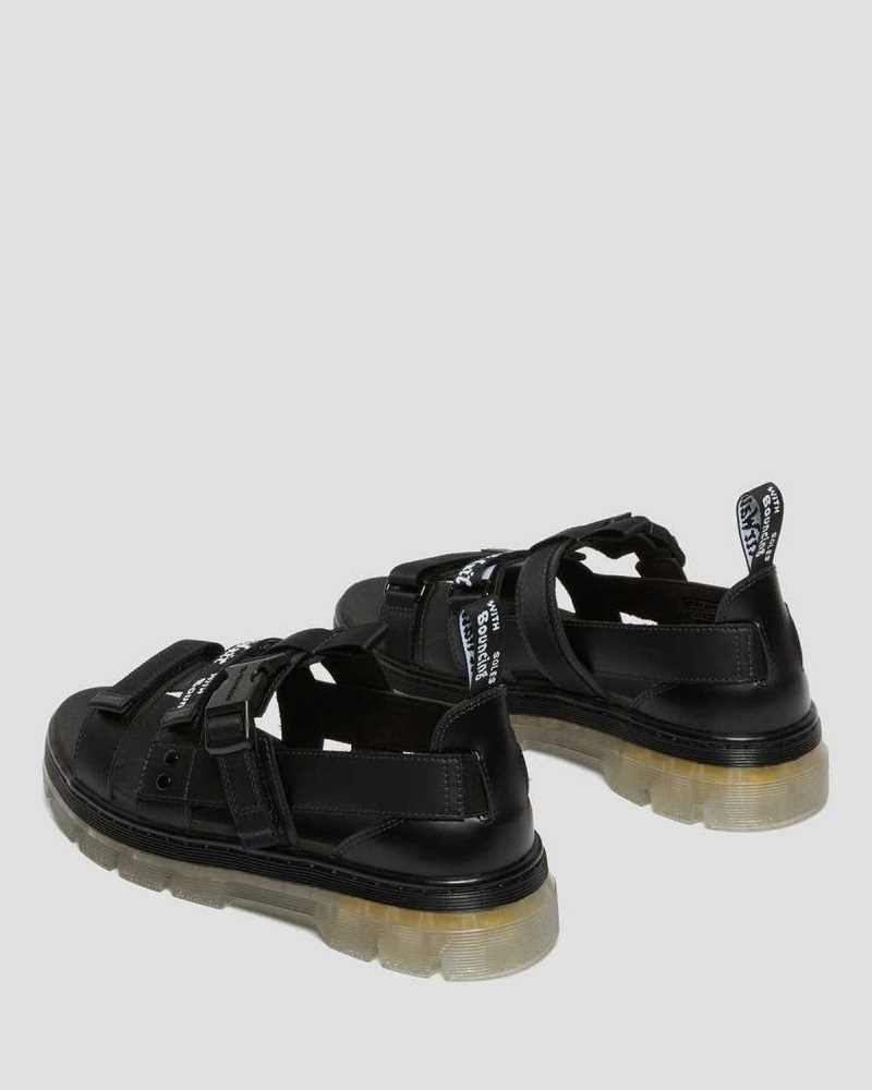 Dr Martens Pearson Iced Casual Sandals Black | 65LCAKDNM