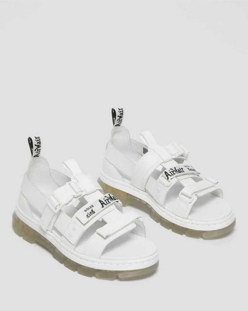 Dr Martens Pearson Iced Casual Sandals White | 90XUDMFOY