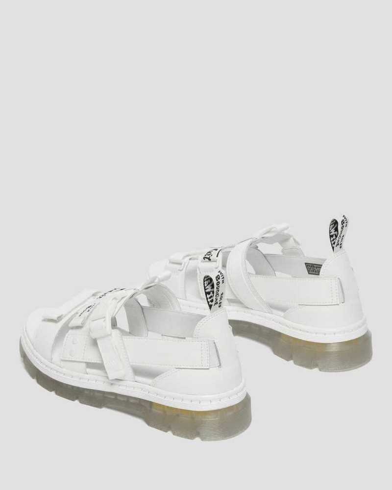 Dr Martens Pearson Iced Casual Sandals White | 90XUDMFOY