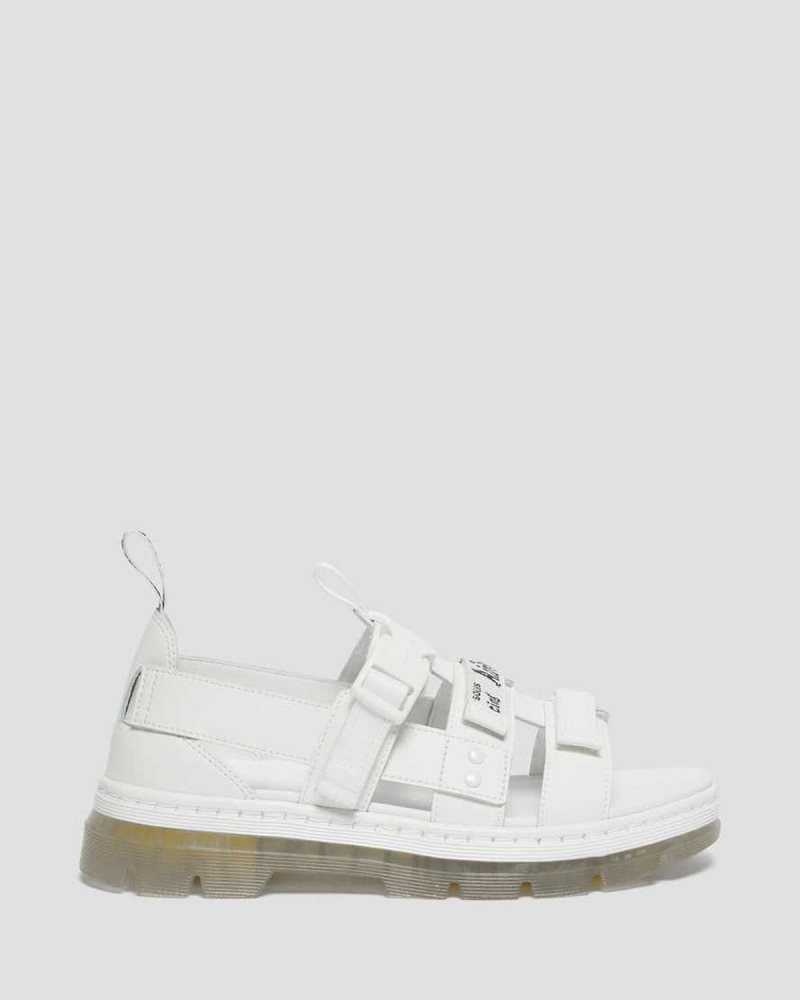 Dr Martens Pearson Iced Casual Sandals White | 90XUDMFOY