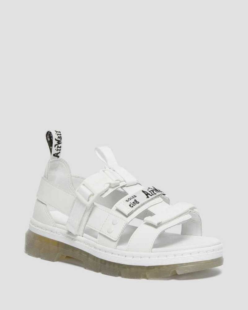 Dr Martens Pearson Iced Casual Sandals White | 90XUDMFOY