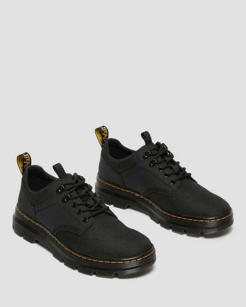 Dr Martens Reeder Utility Shoes Black | 14MFGZPOH