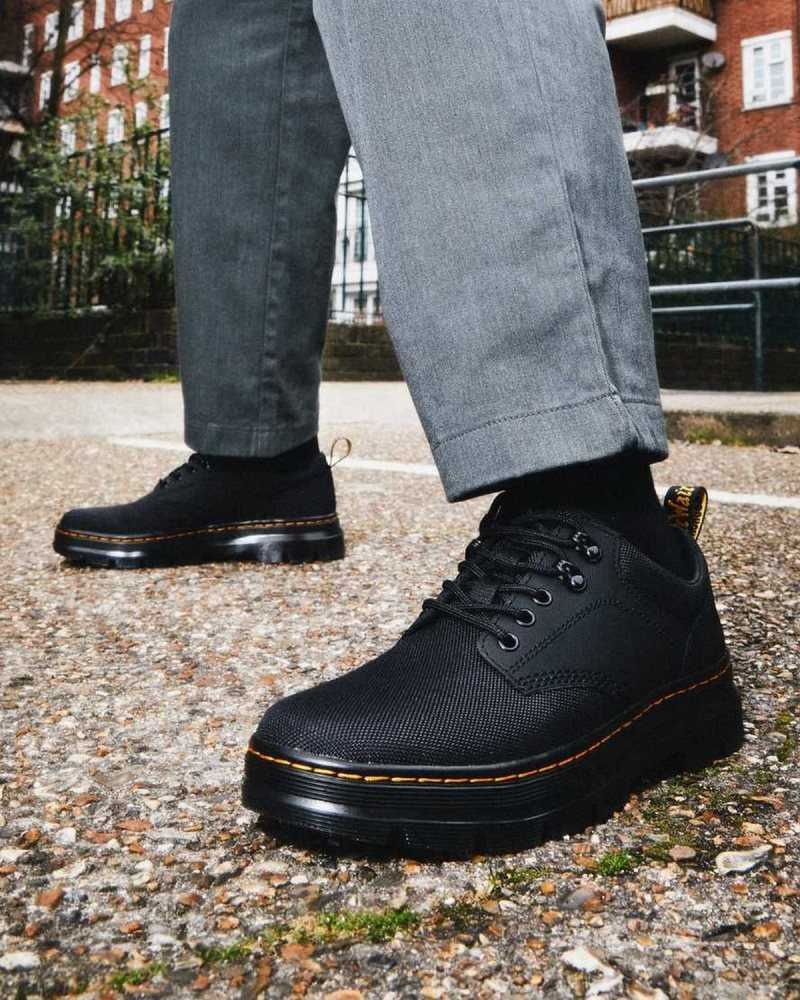 Dr Martens Reeder Utility Shoes Black | 39QXWVUKD