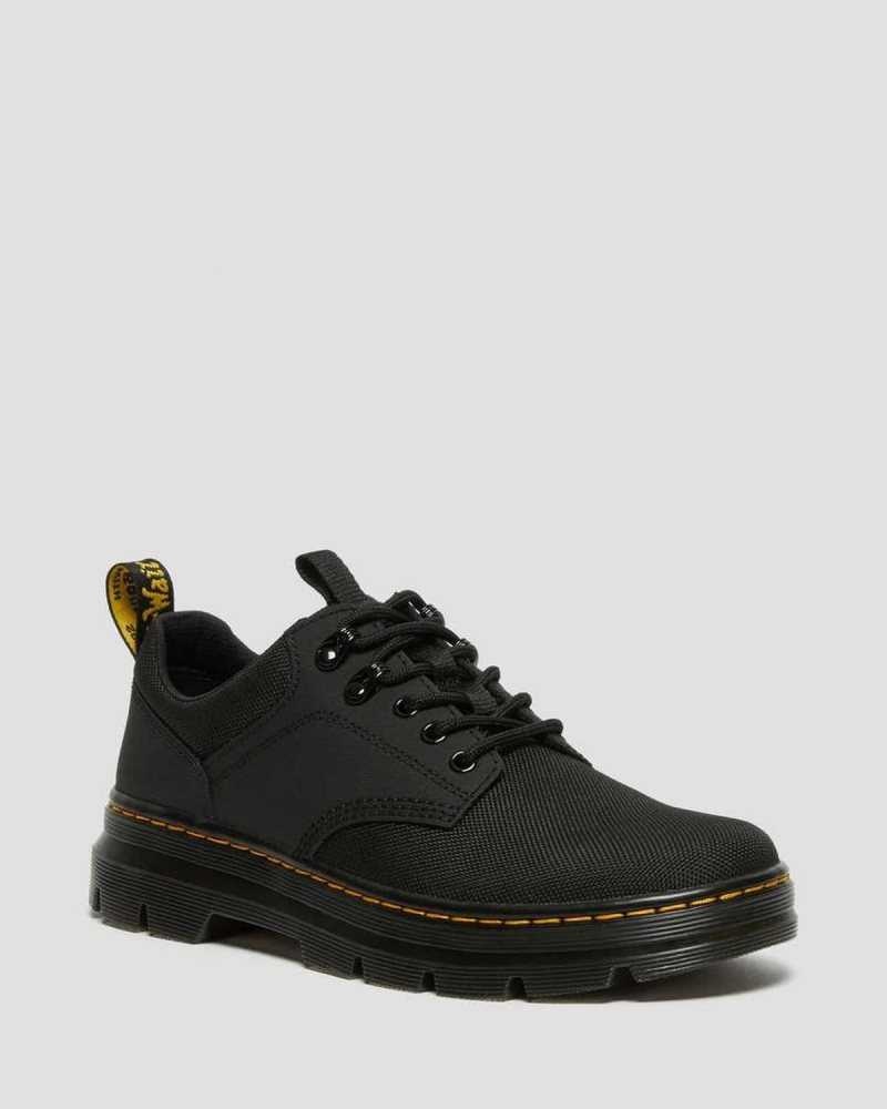 Dr Martens Reeder Utility Shoes Black | 39QXWVUKD