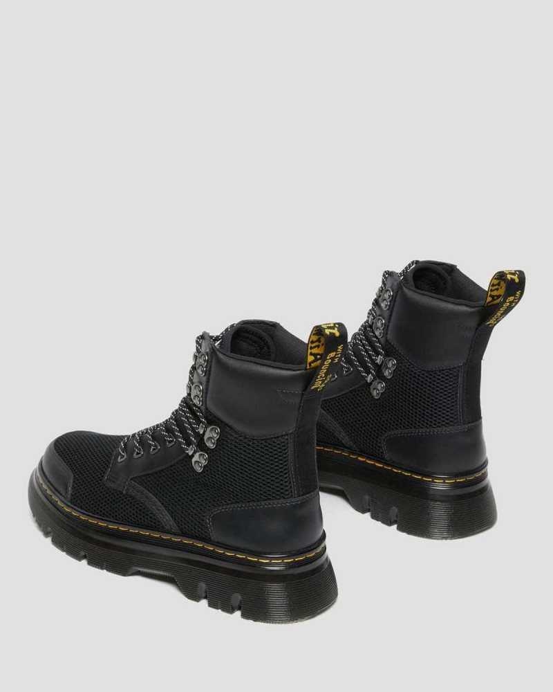 Dr Martens Tarik Toe Guard Utility Boots Black Skin Color | 76NQPDJMH