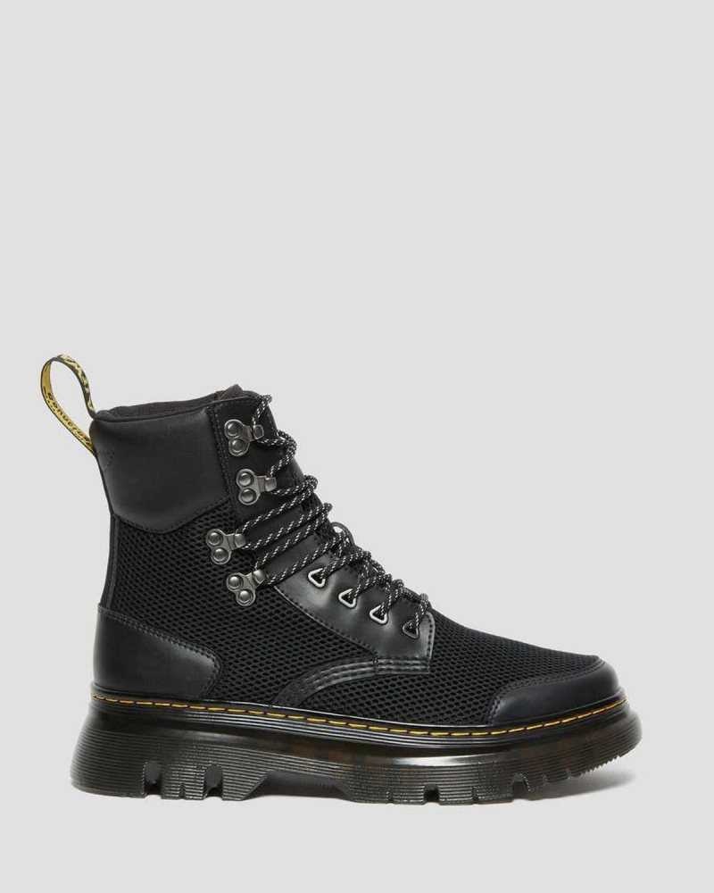 Dr Martens Tarik Toe Guard Utility Boots Black Skin Color | 76NQPDJMH