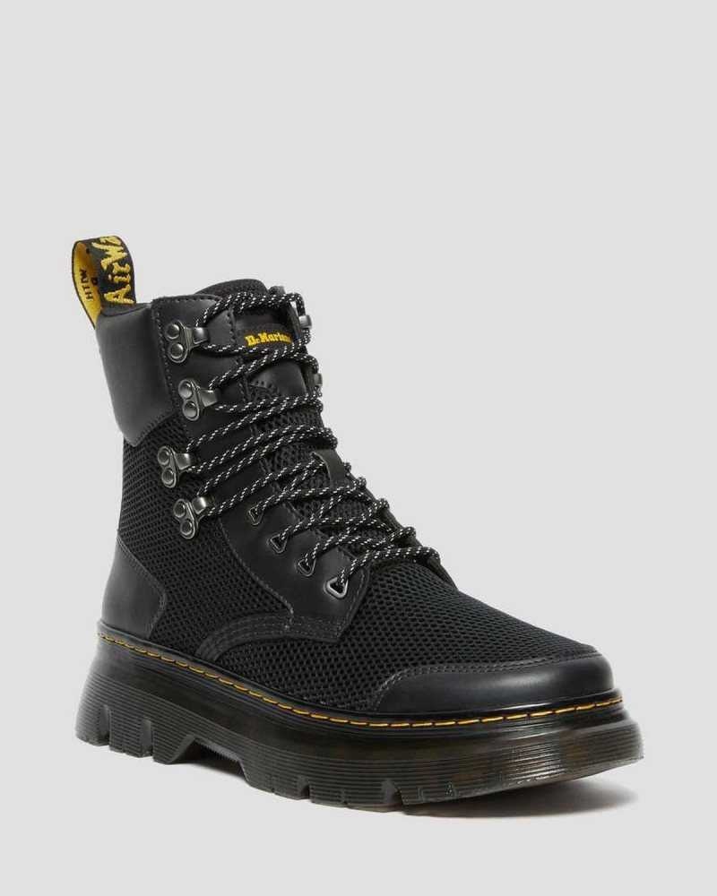 Dr Martens Tarik Toe Guard Utility Boots Black Skin Color | 76NQPDJMH