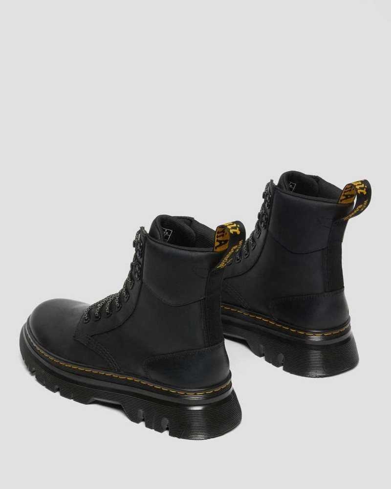 Dr Martens Tarik Wyoming Leather Utility Boots Black | 20YFSKVHA