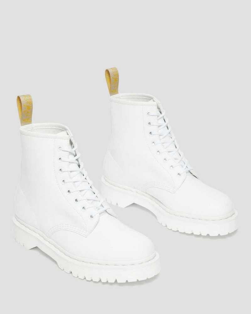 Dr Martens Vegan 1460 Bex Kemble Mono Platform Boots White | 69OXBRZSF