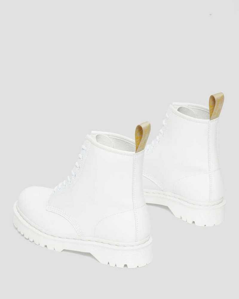 Dr Martens Vegan 1460 Bex Kemble Mono Platform Boots White | 69OXBRZSF