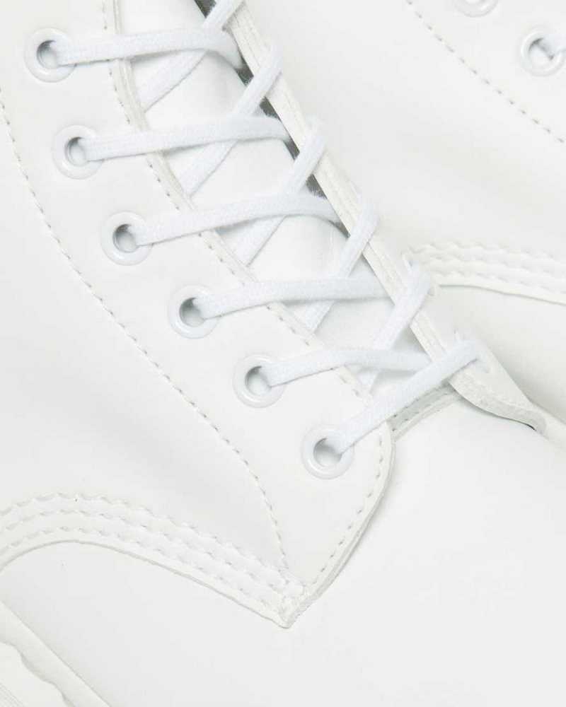 Dr Martens Vegan 1460 Bex Kemble Mono Platform Boots White | 53TYDLKMN