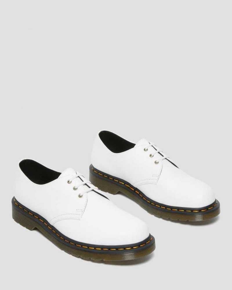 Dr Martens Vegan 1461 Kemble Oxford Shoes White | 10ZYNQOAL