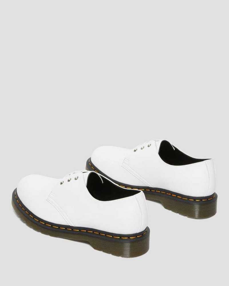 Dr Martens Vegan 1461 Kemble Oxford Shoes White | 10ZYNQOAL