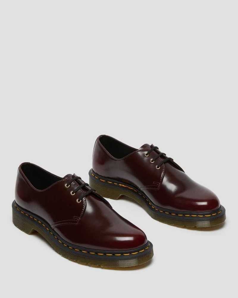 Dr Martens Vegan 1461 Oxford Shoes Pink Red | 76UCGMDTK