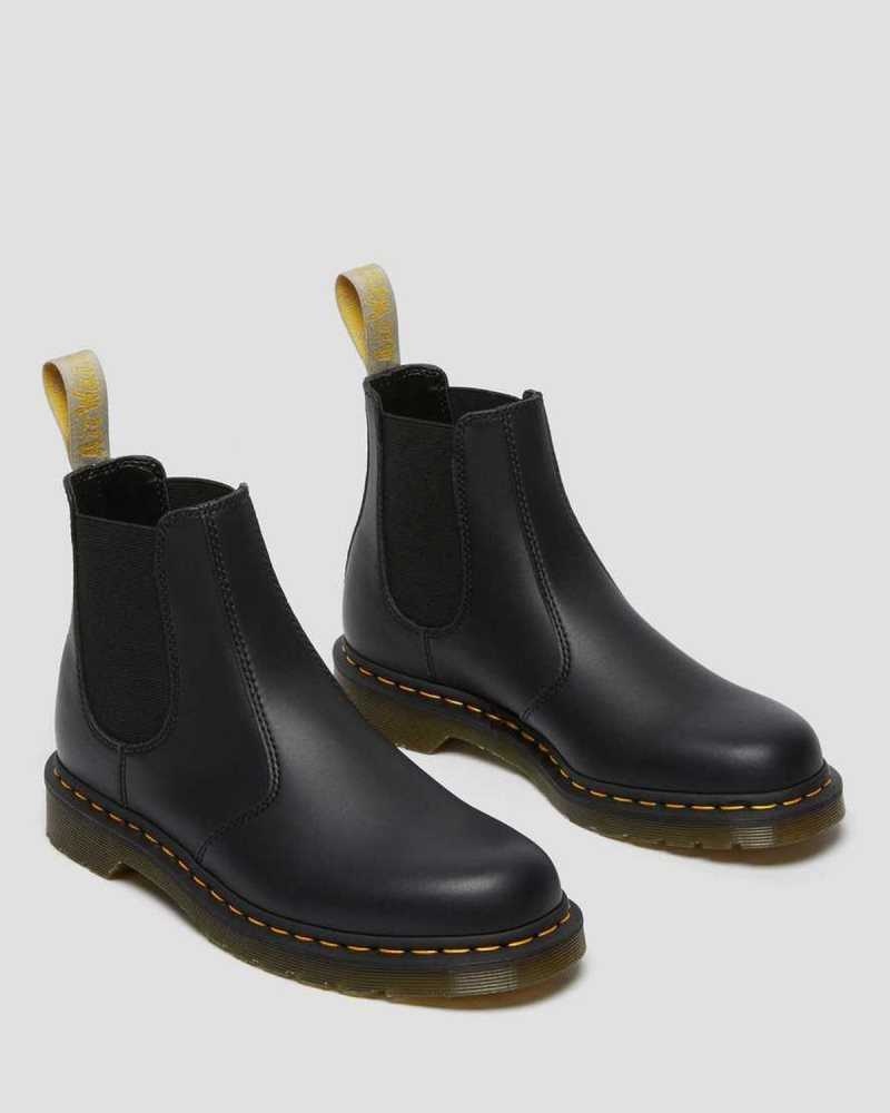 Dr Martens Vegan 2976 Felix Chelsea Boots Black | 80DNKGVUE