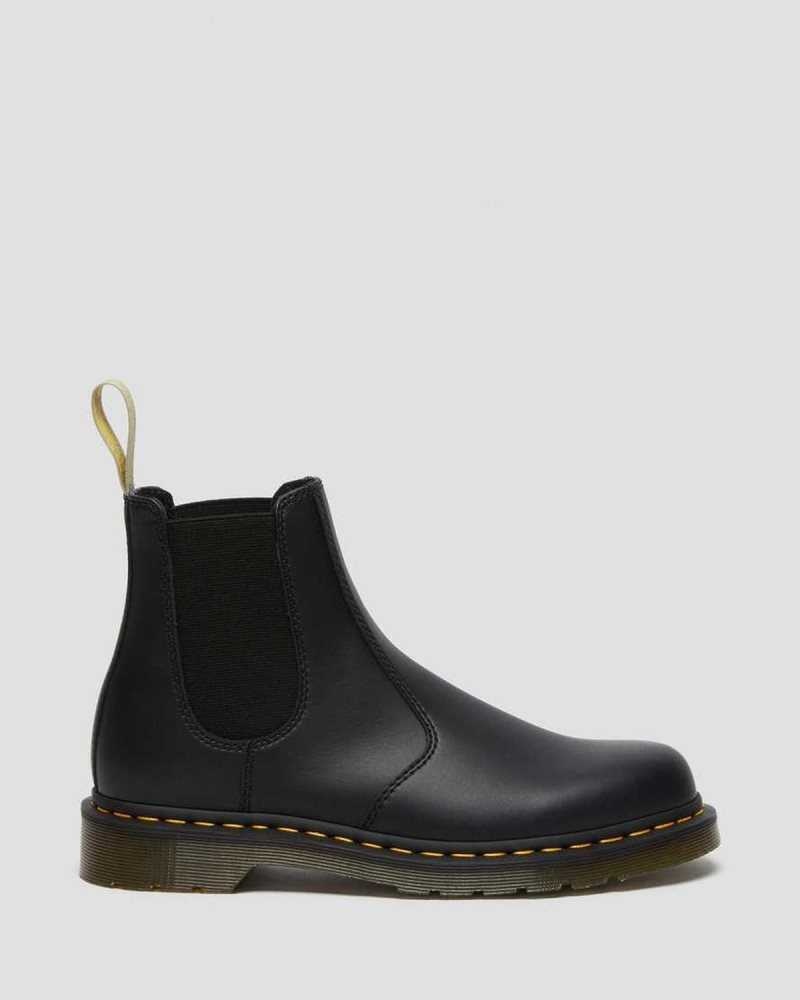 Dr Martens Vegan 2976 Felix Chelsea Boots Black | 80DNKGVUE