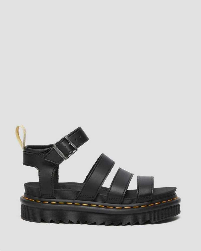 Dr Martens Vegan Blaire Felix Gladiator Sandals Black | 01NCDPAZU