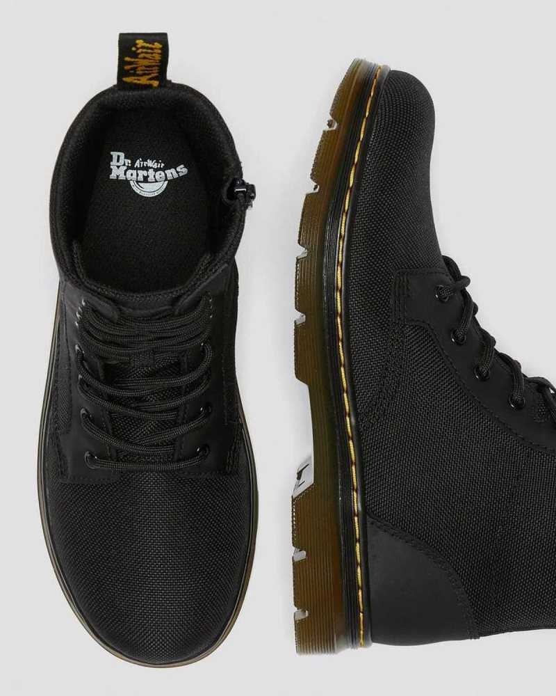 Dr Martens Youth Combs Extra Tough Poly Casual Boots Black | 53GDNXJHZ